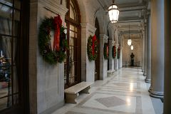 02-3 The Garden Court Decorated For Christmas Frick Collection New York City.jpg